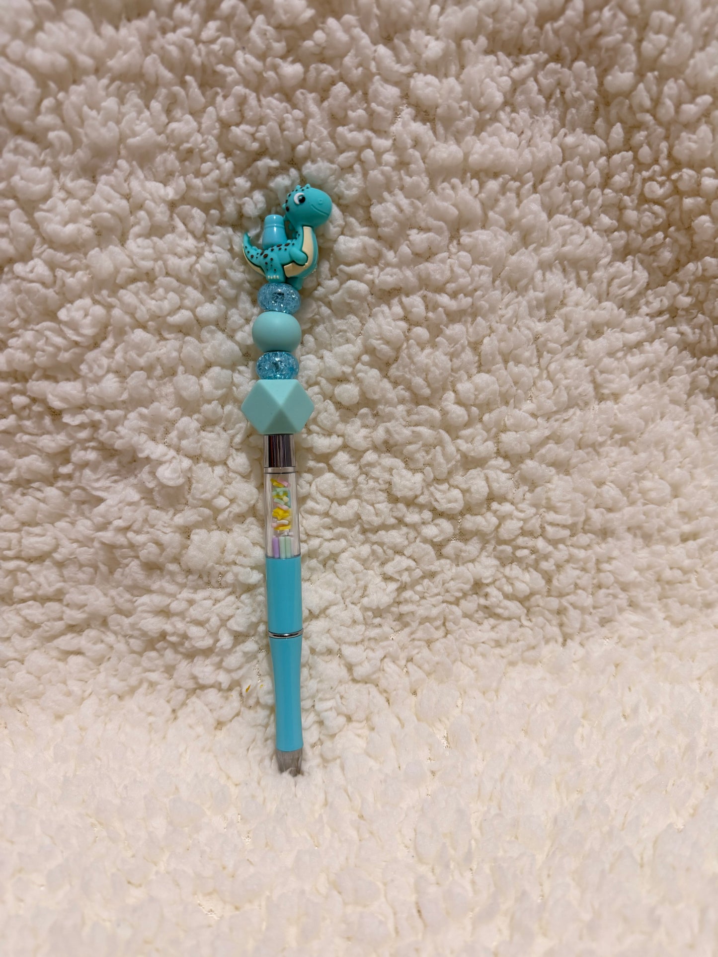 Blue Dinosaur Sprinkle Premium Pen