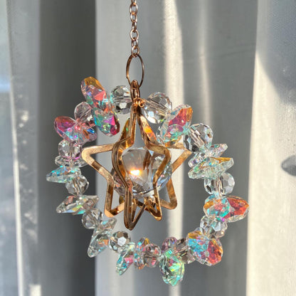 Crystal Star Halo Suncatcher