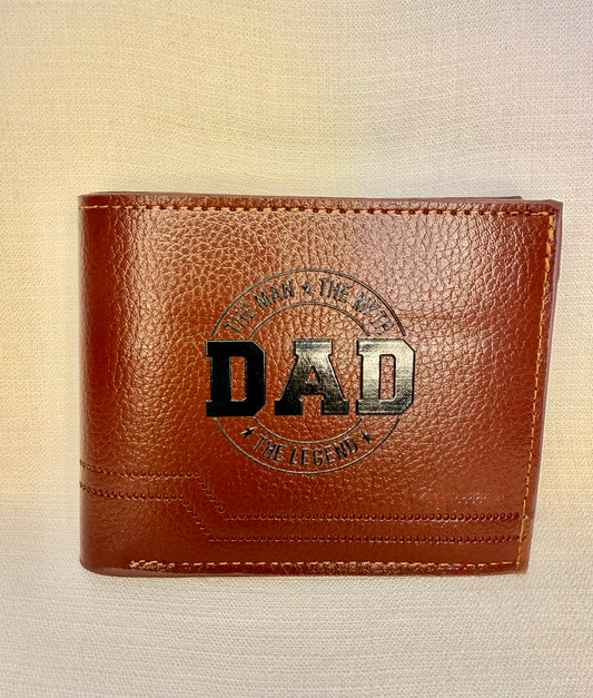 Dad The Man The Myth The Legend light brown Wallet