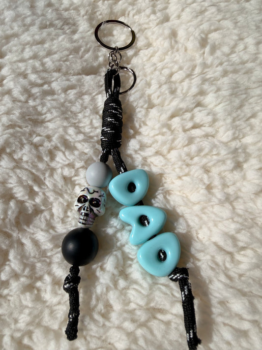 Skull Paracord Keyring