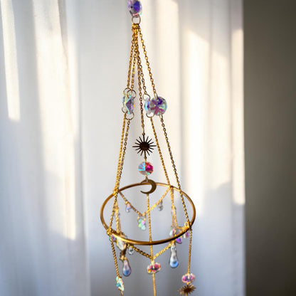 Celestial Crystal Chandelier Suncatcher