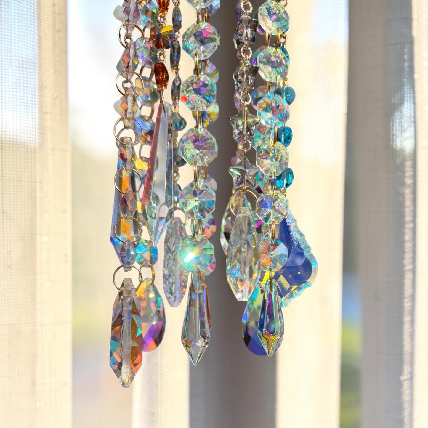 Crystal Chandelier Globe Suncatcher