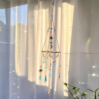 Celestial Crystal Chandelier Suncatcher