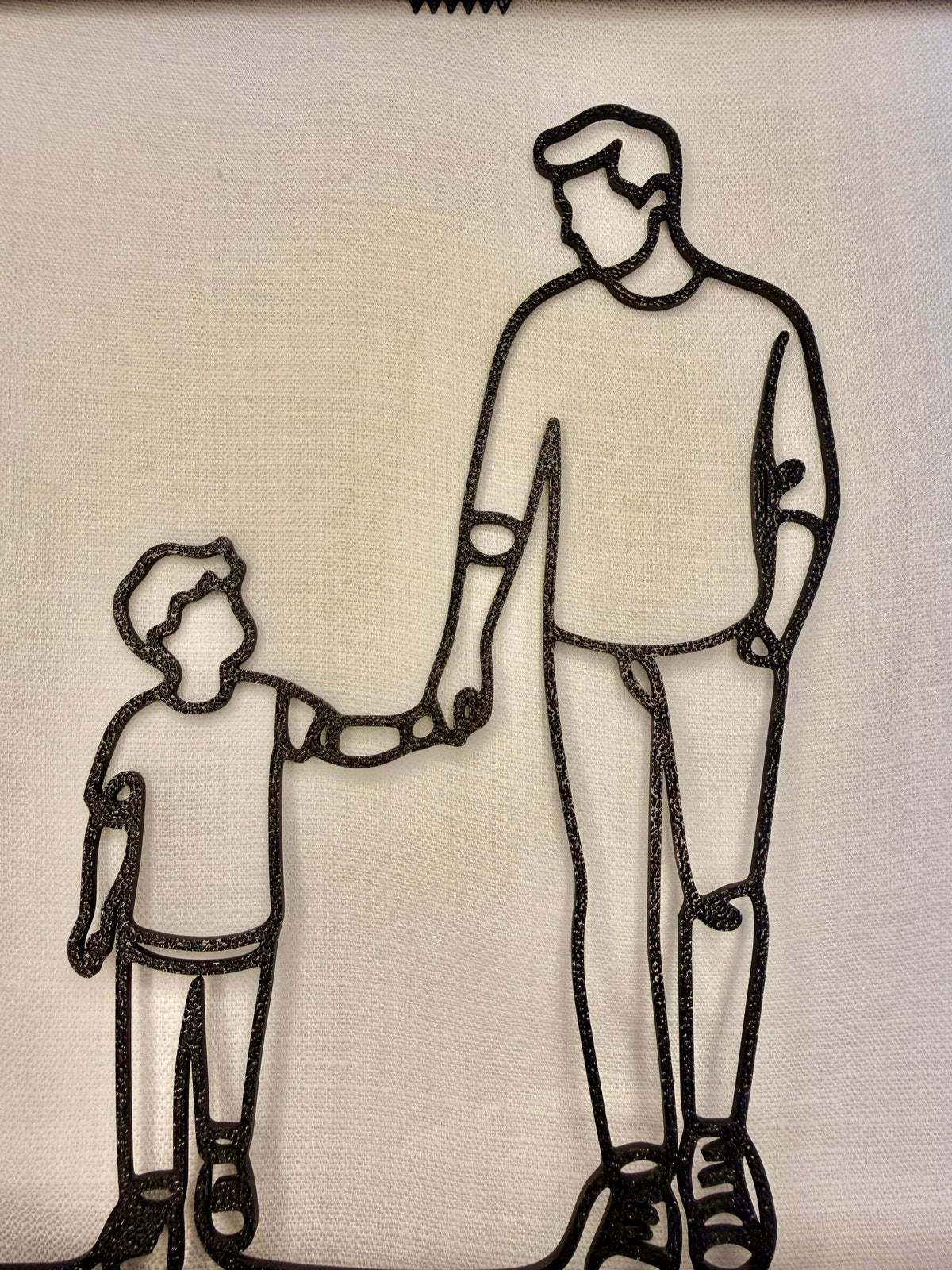 Father & Son Silhouette Display Frame