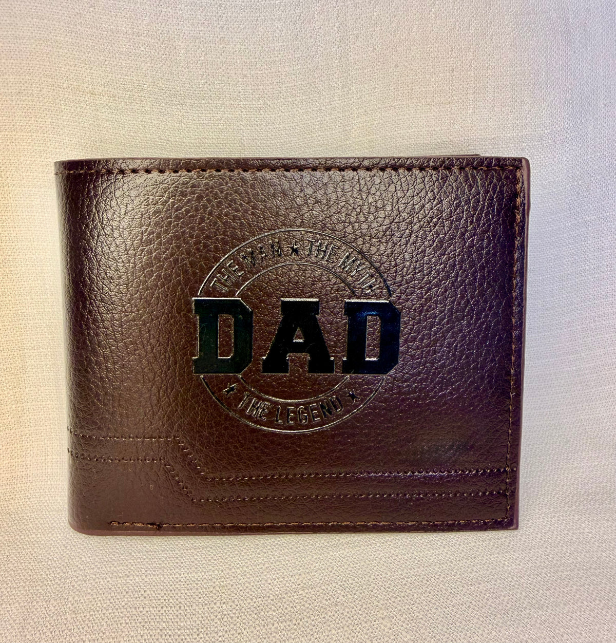 Dad The Man The Myth The Legend dark brown Wallet