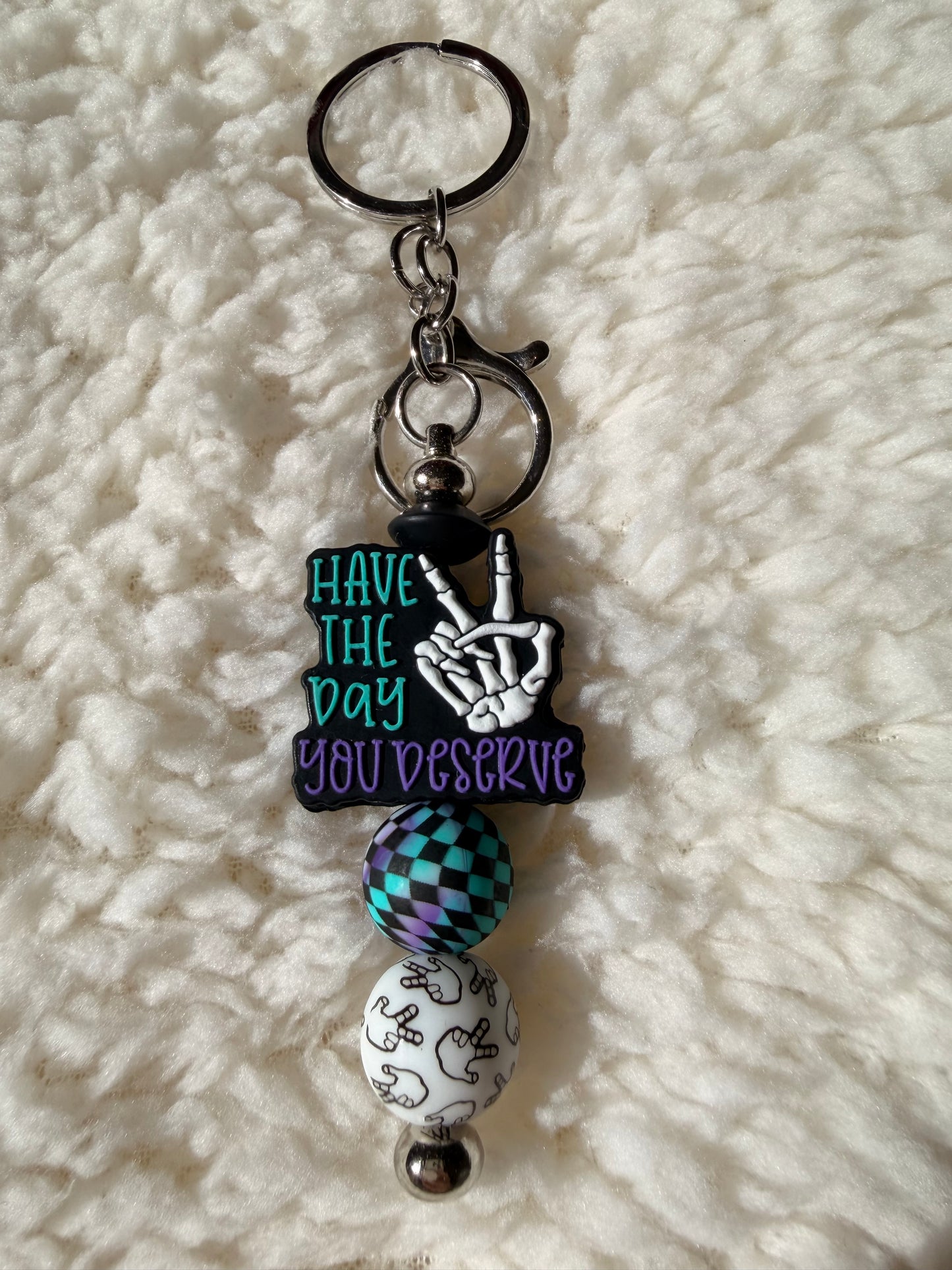 Have the Day You Deserve Keyring