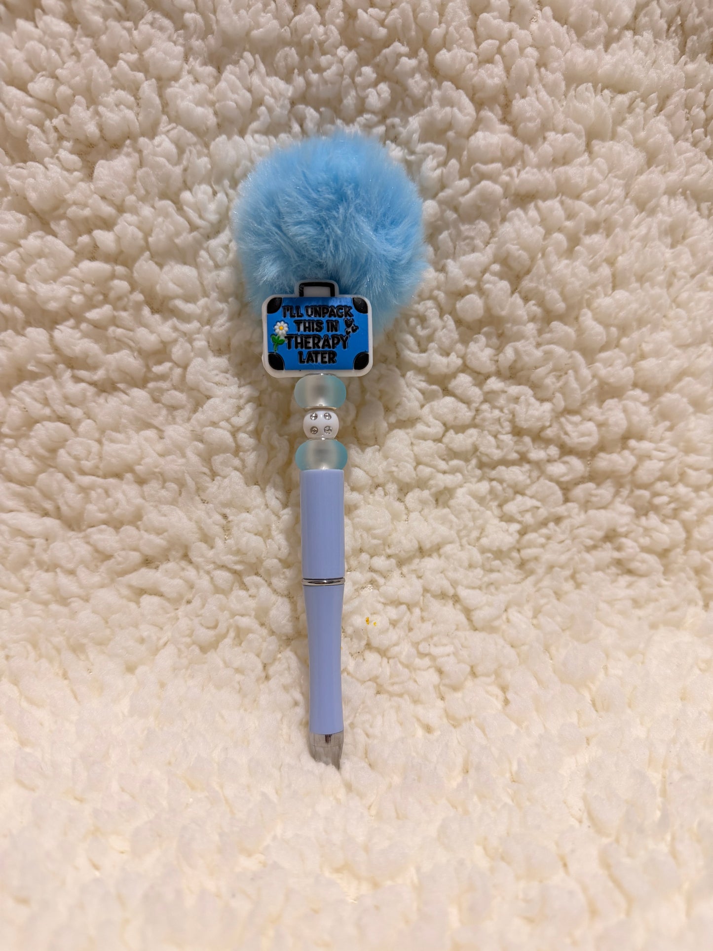 I’ll Unpack This in Therapy Fluffy Premium Pen