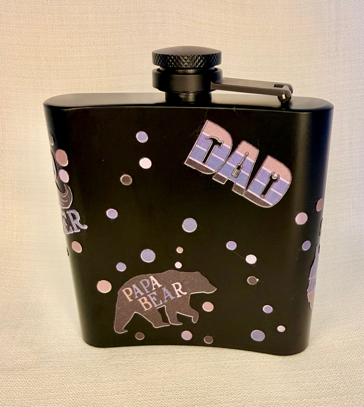 Dad The Man The Myth The Legend Hip Flask Gift Set