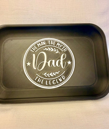 Dad The Man The Myth The Legend Catchall Tray