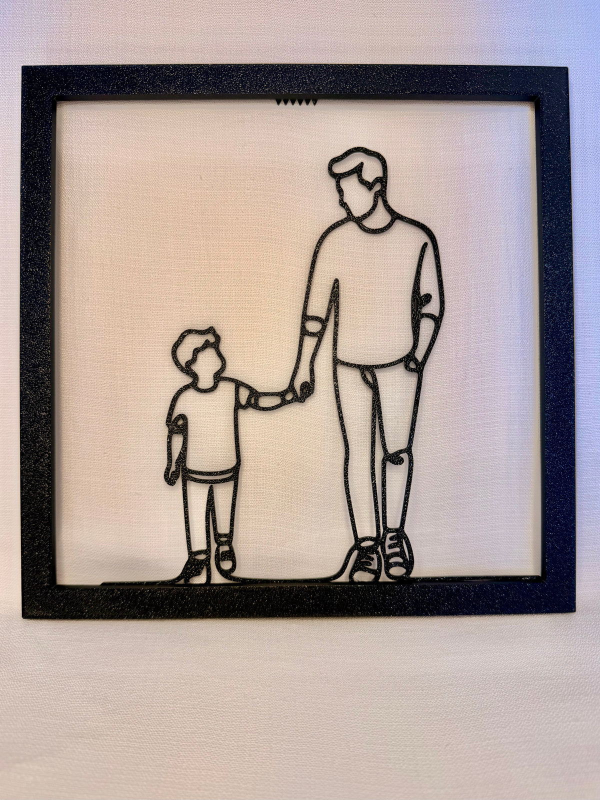 Father & Son Silhouette Display Frame
