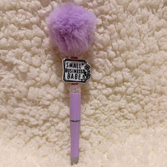 Small Business Babe Fluffy Premium Pen