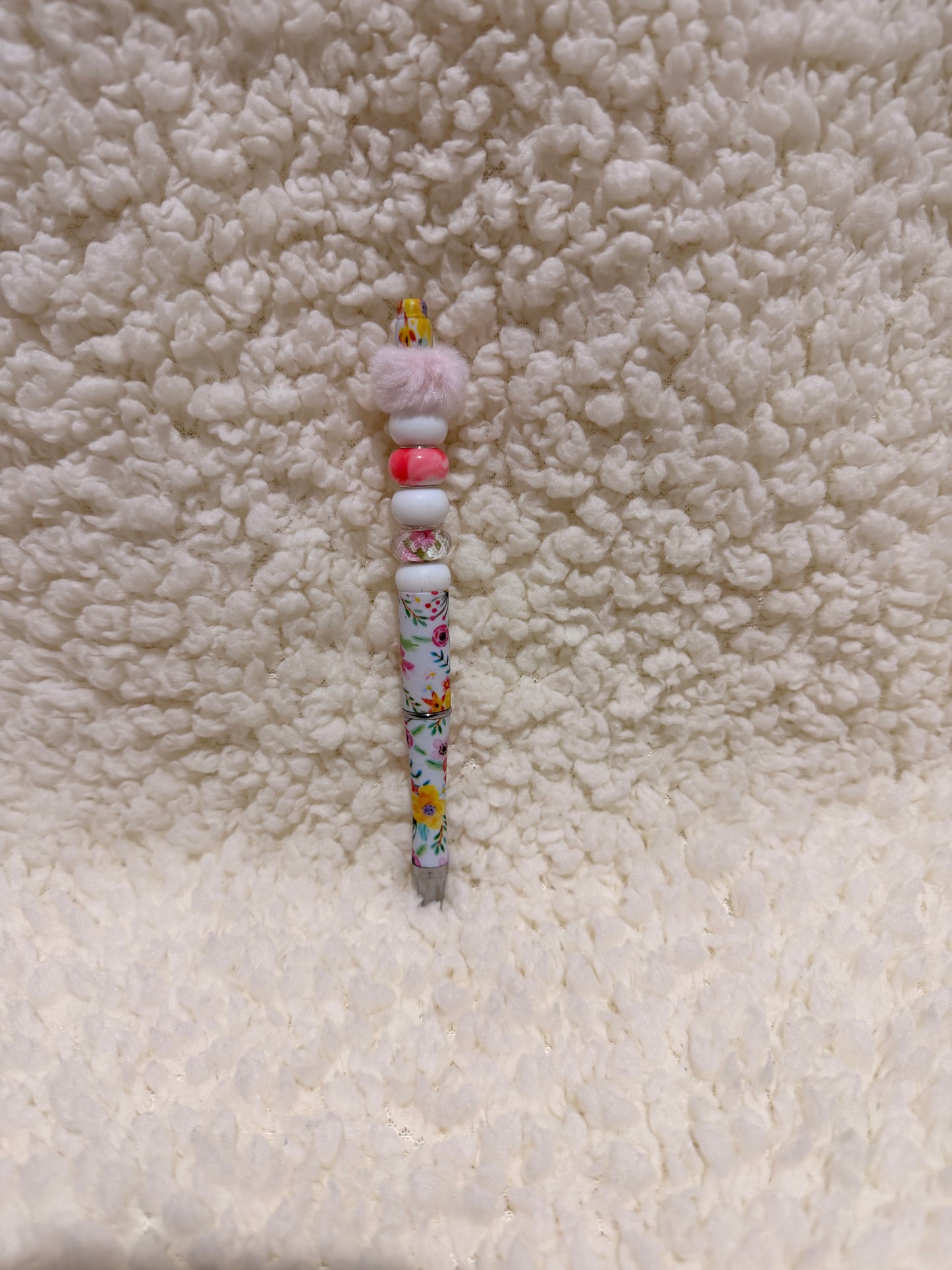 Floral Beaded Pen