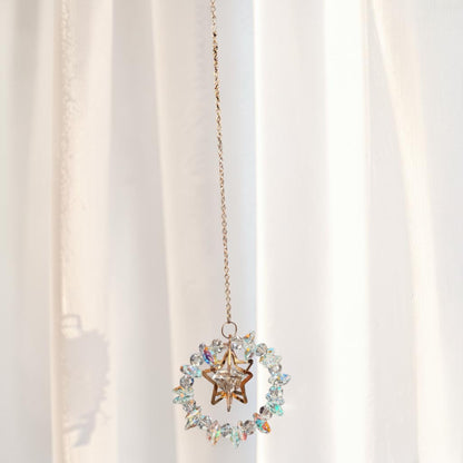 Crystal Star Halo Suncatcher