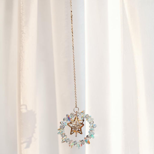 Crystal Star Halo Suncatcher