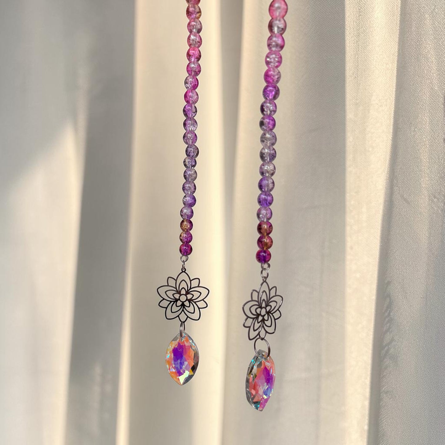 Pink Princess Crown Suncatcher