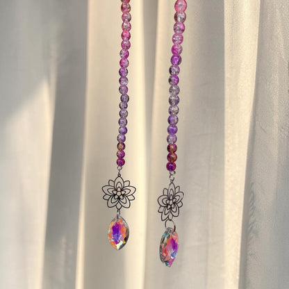 Pink Princess Crown Suncatcher