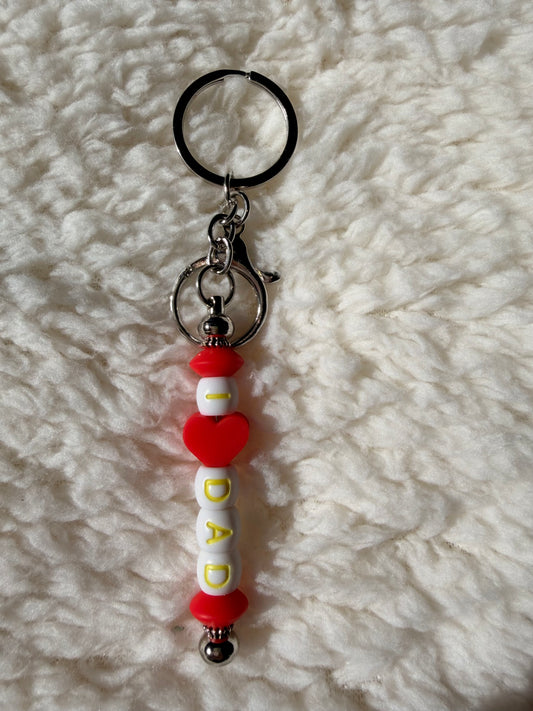 I ❤️ Dad Keyring