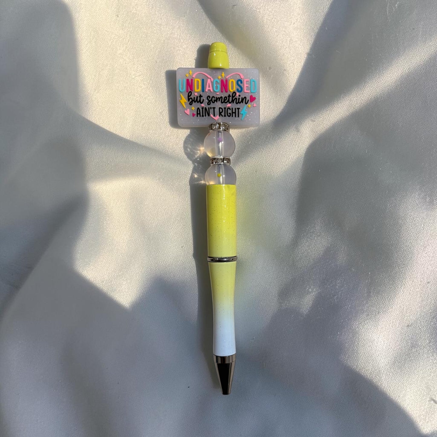 Undiagnosed Beaded Pen