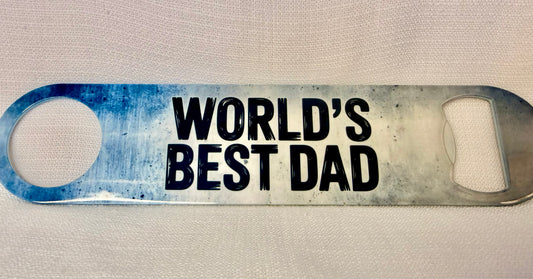 World's Best Dad Bar Blade Bottle Opener