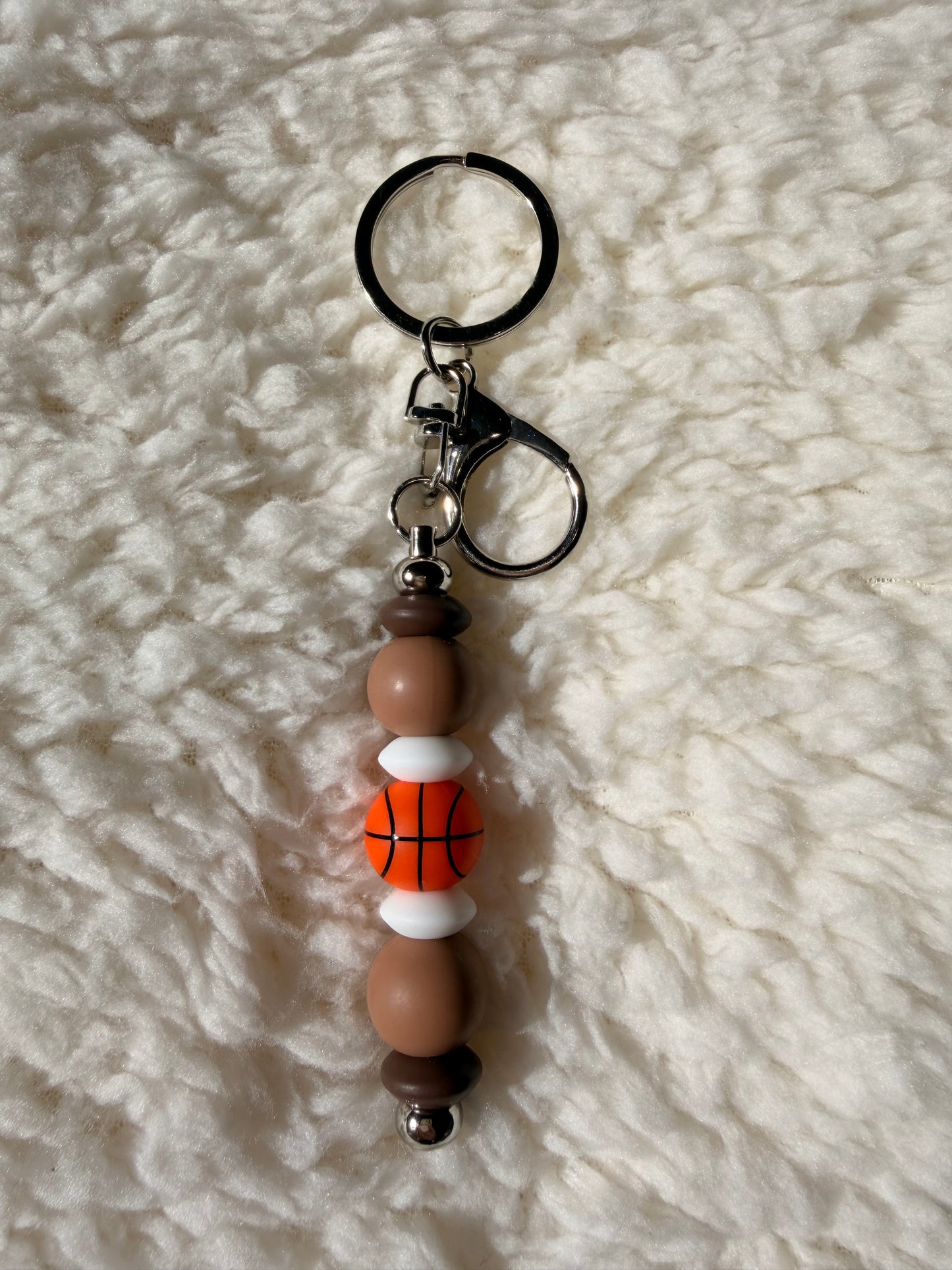 Basketball Dad Keyring