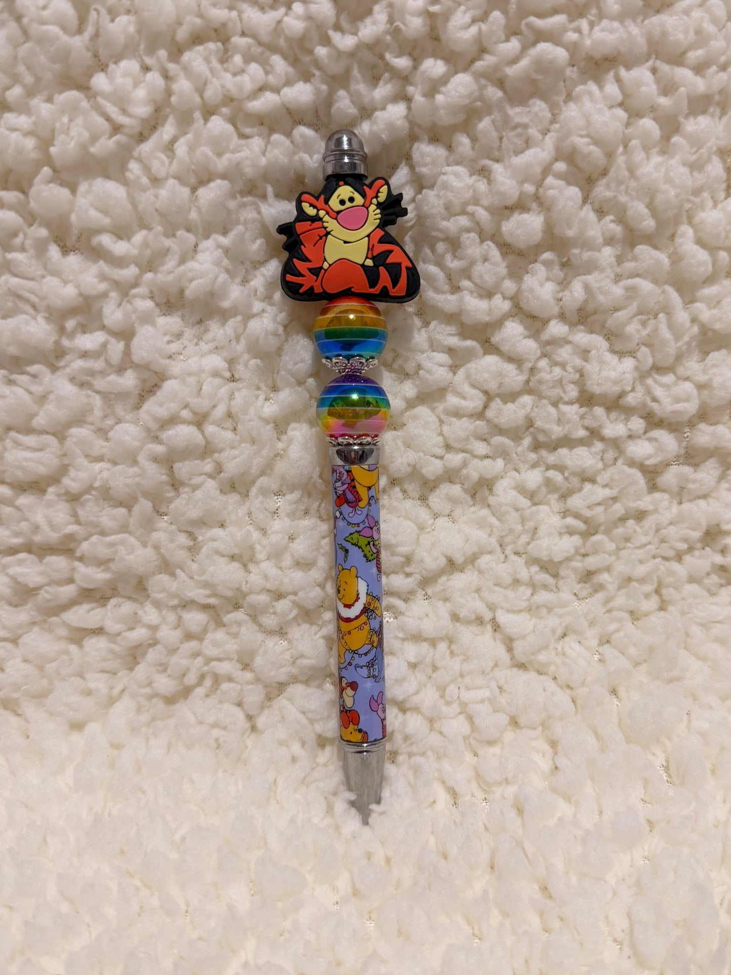 Tigger Rainbow Beaded Pen