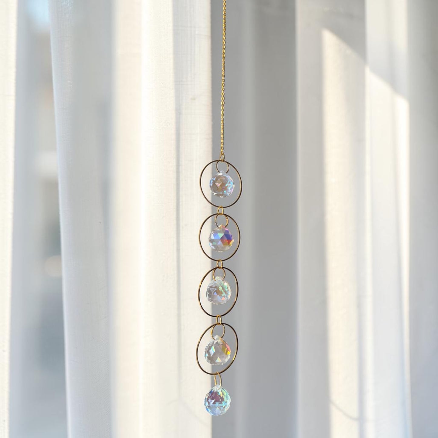 Crystal Circle Cascade Suncatcher
