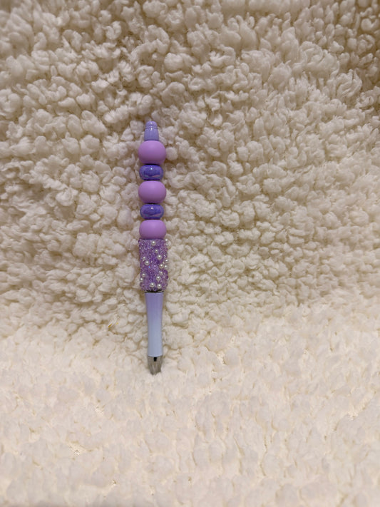 Purple Pearl & Glitter Premium Pen
