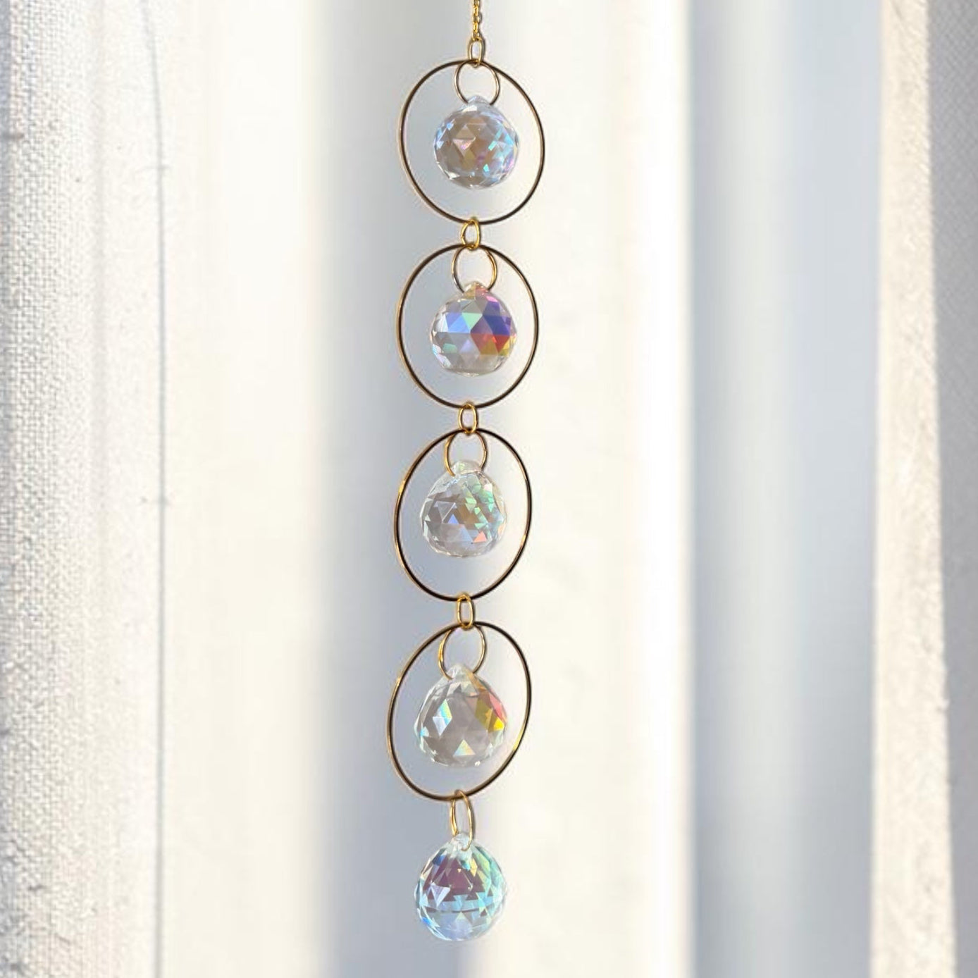 Crystal Circle Cascade Suncatcher