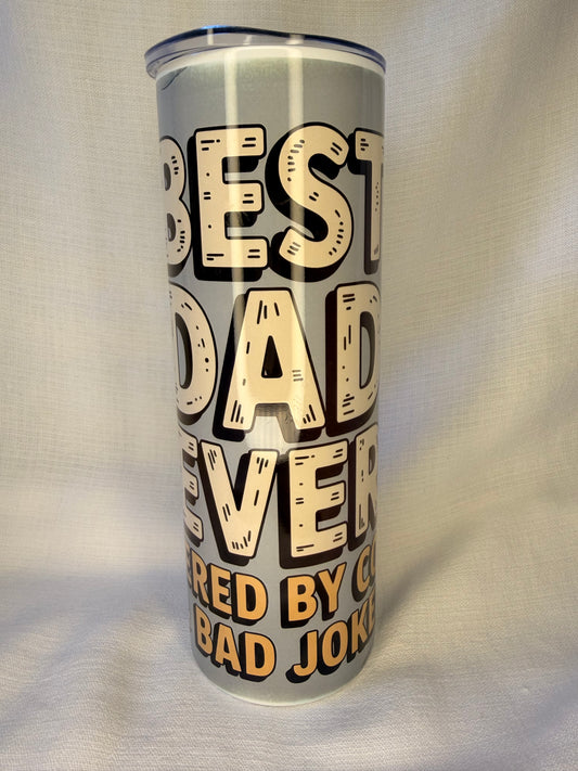Best Dad Ever Coffee & Bad Jokes 20oz Tumbler