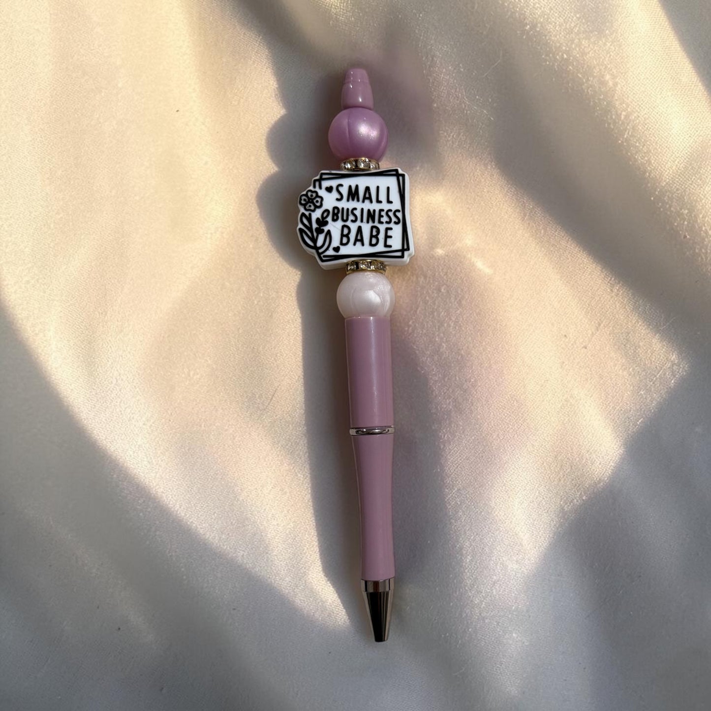 Small Business Babe Beaded Pen