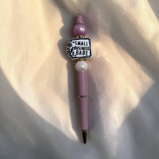 Small Business Babe Beaded Pen