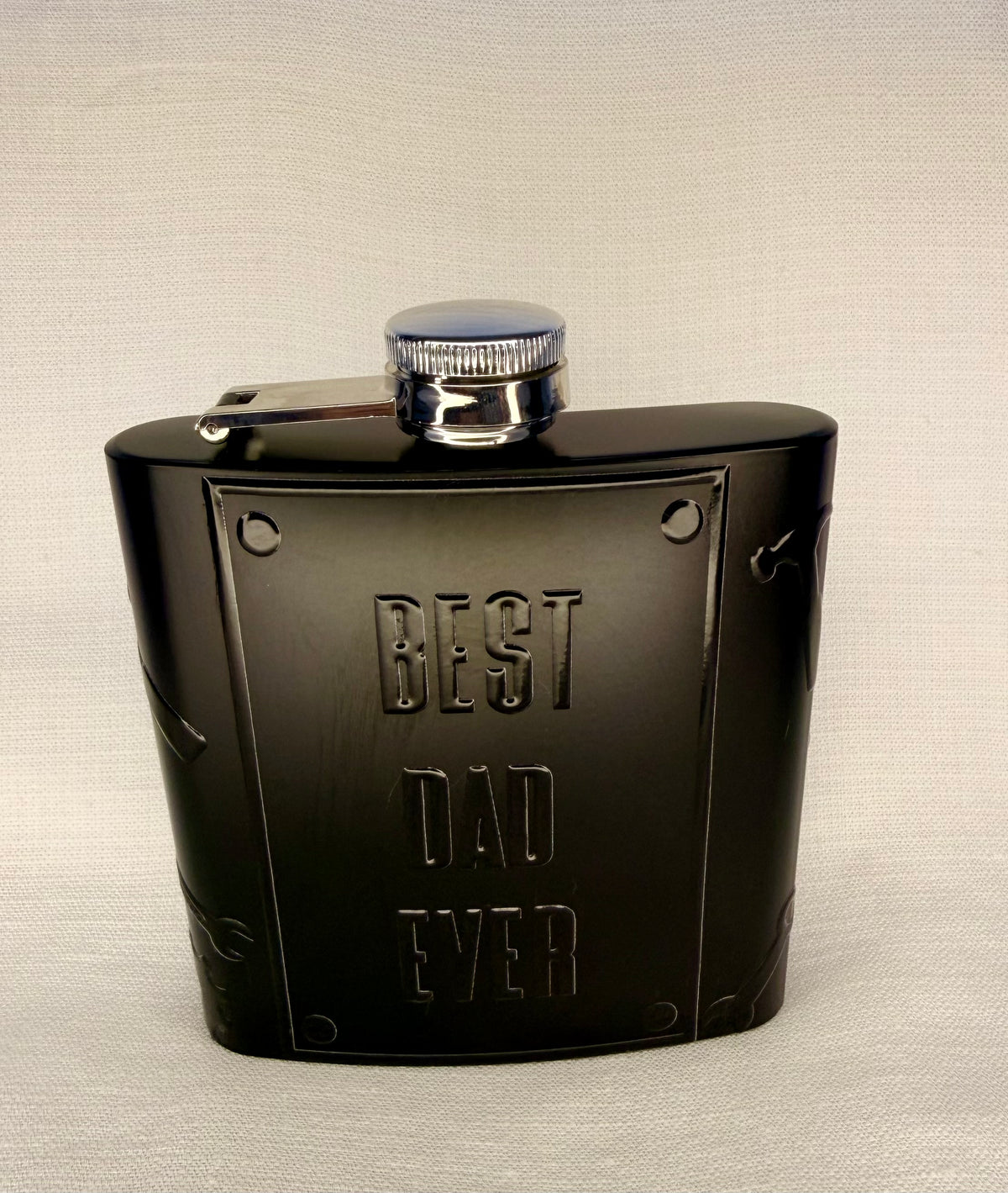 Best Dad Ever Hip Flask & Shot Glass Gift Set