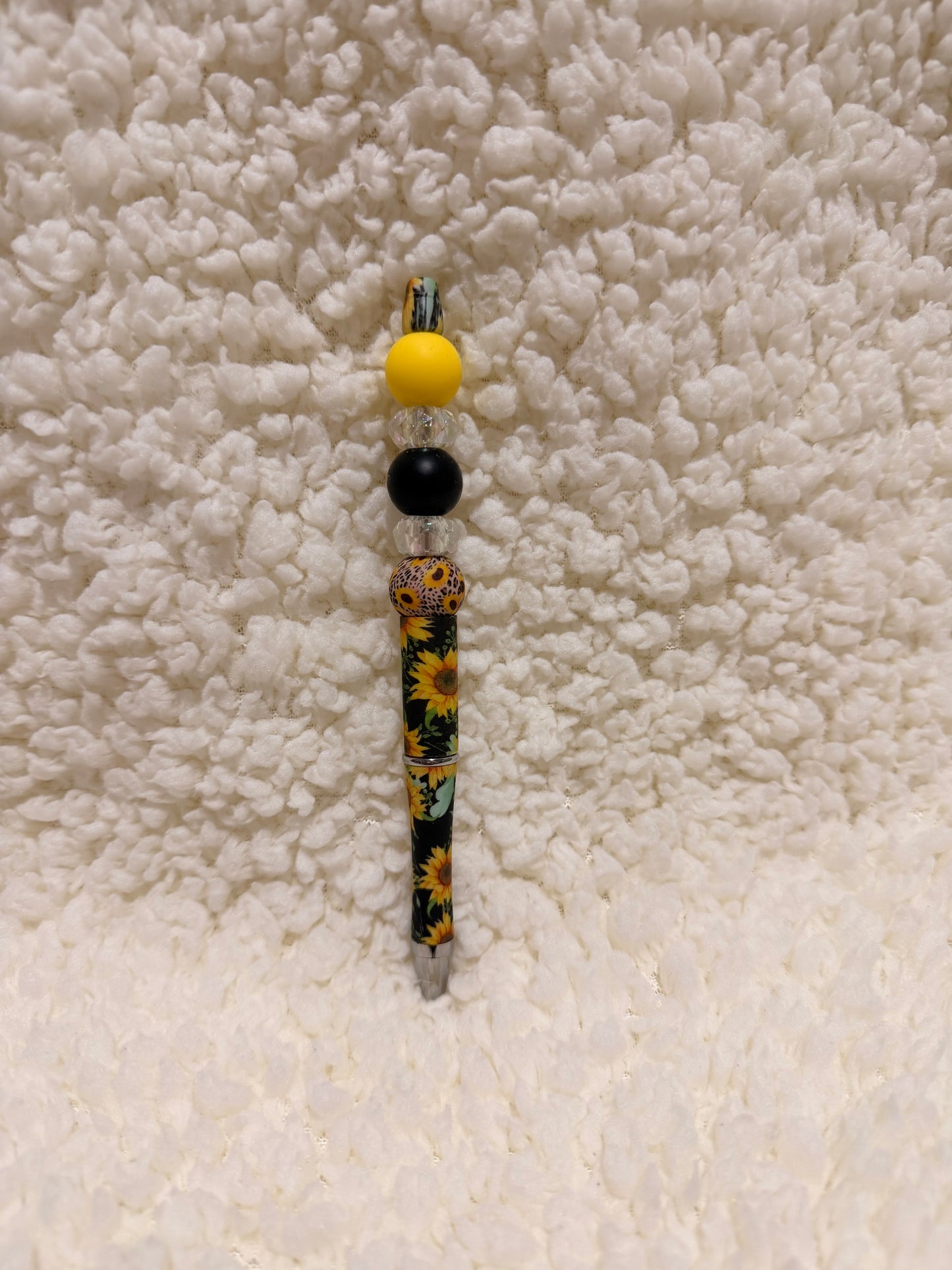 Sunflower Beaded Pen