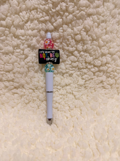 Mental Health Floral Pen