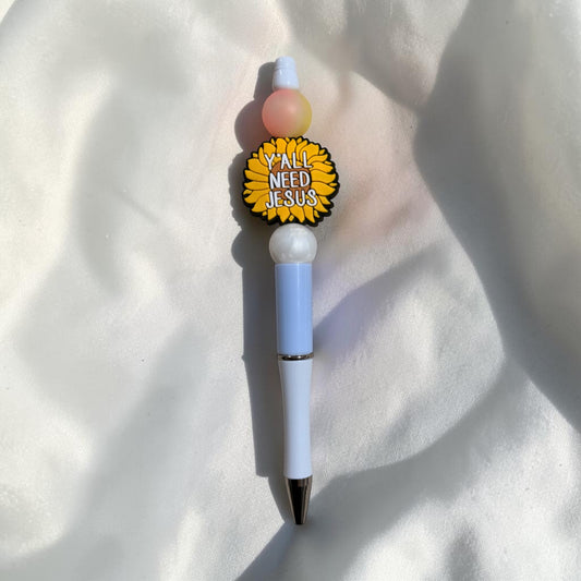 Y’all Need Jesus Beaded Pen