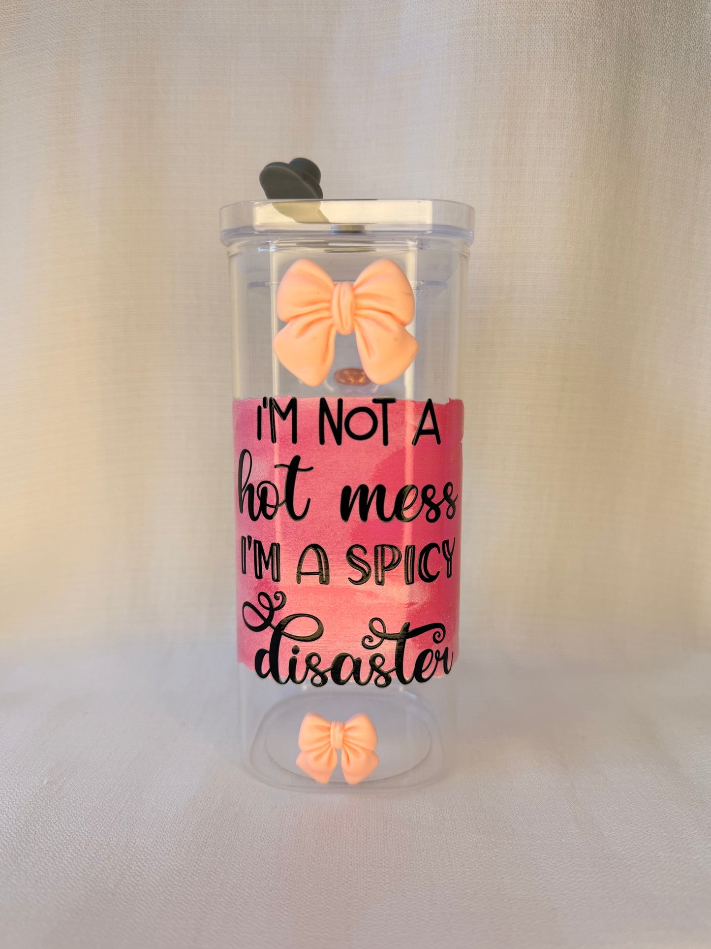 Spicy Disaster Glass Cup