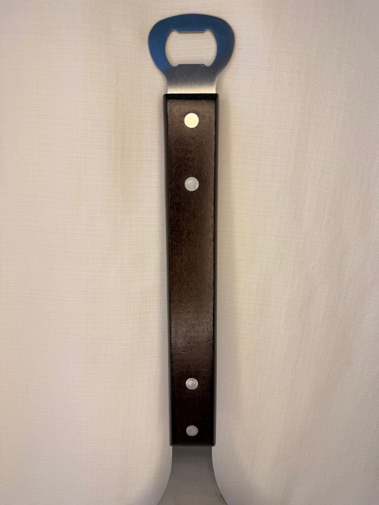 DAD BBQ Spatula & Bottle Opener - Dark Brown Handle