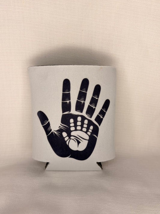 Dad & Child Handprint Stubby Holder