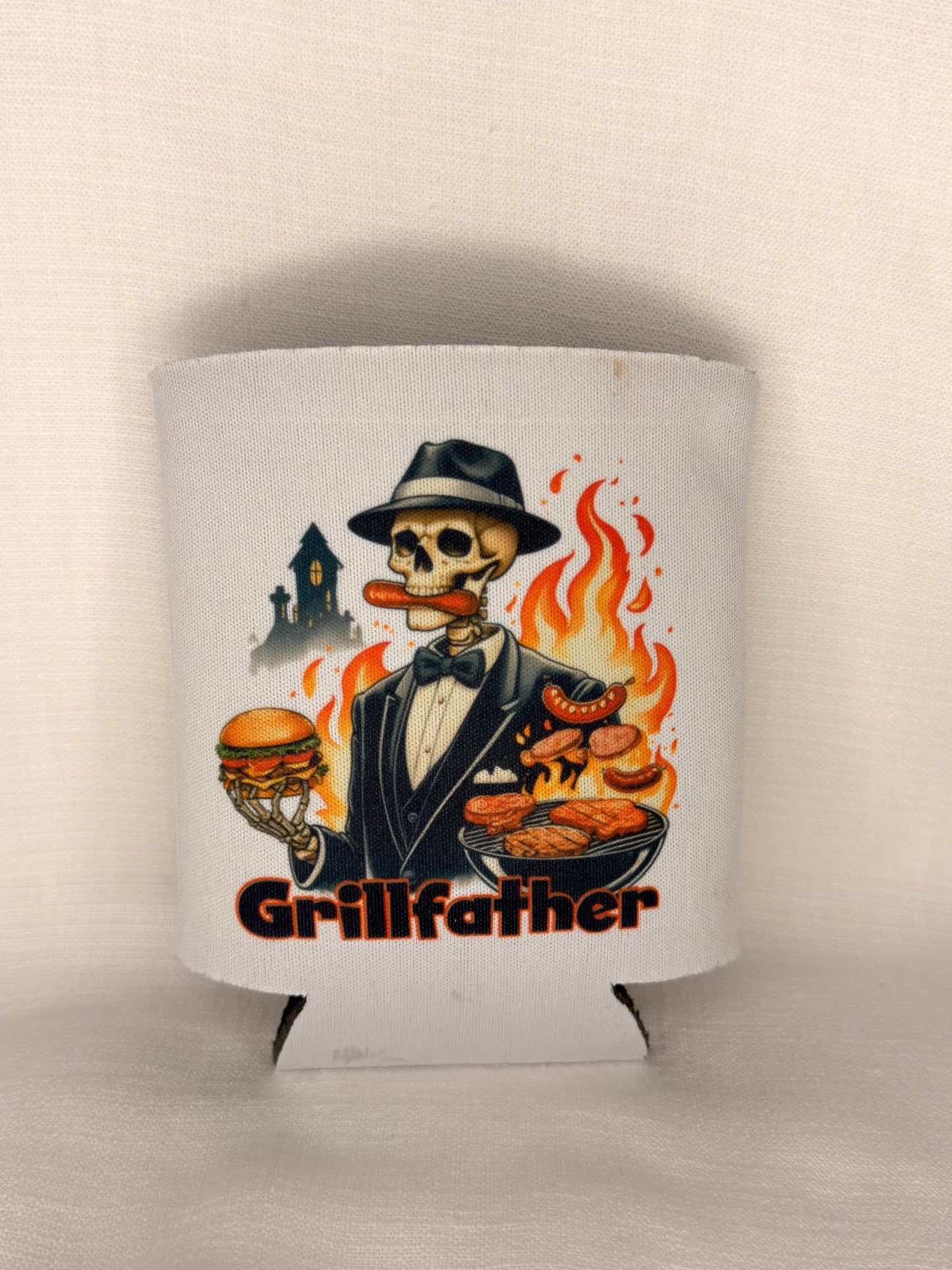 Grillfather Skeleton Stubby Holder
