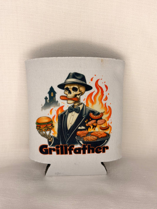 Grillfather Skeleton Stubby Holder