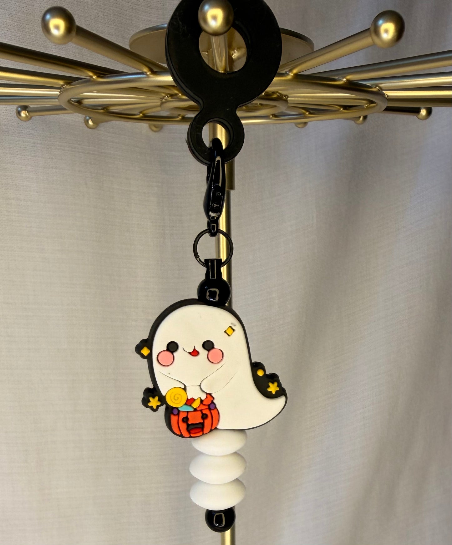 Halloween Ghost Cup Charm