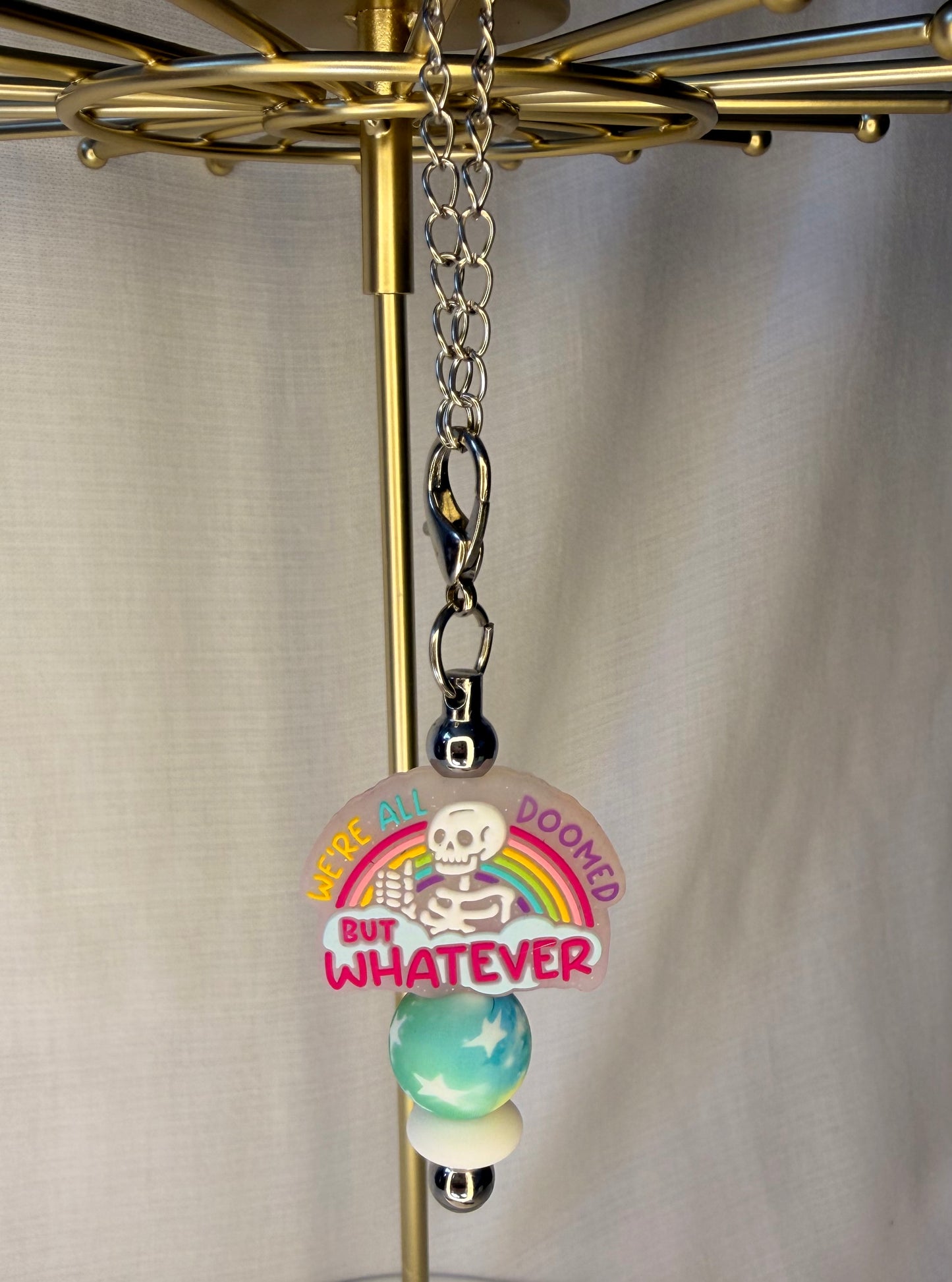 We're All Doomed But Whatever Cup Charm
