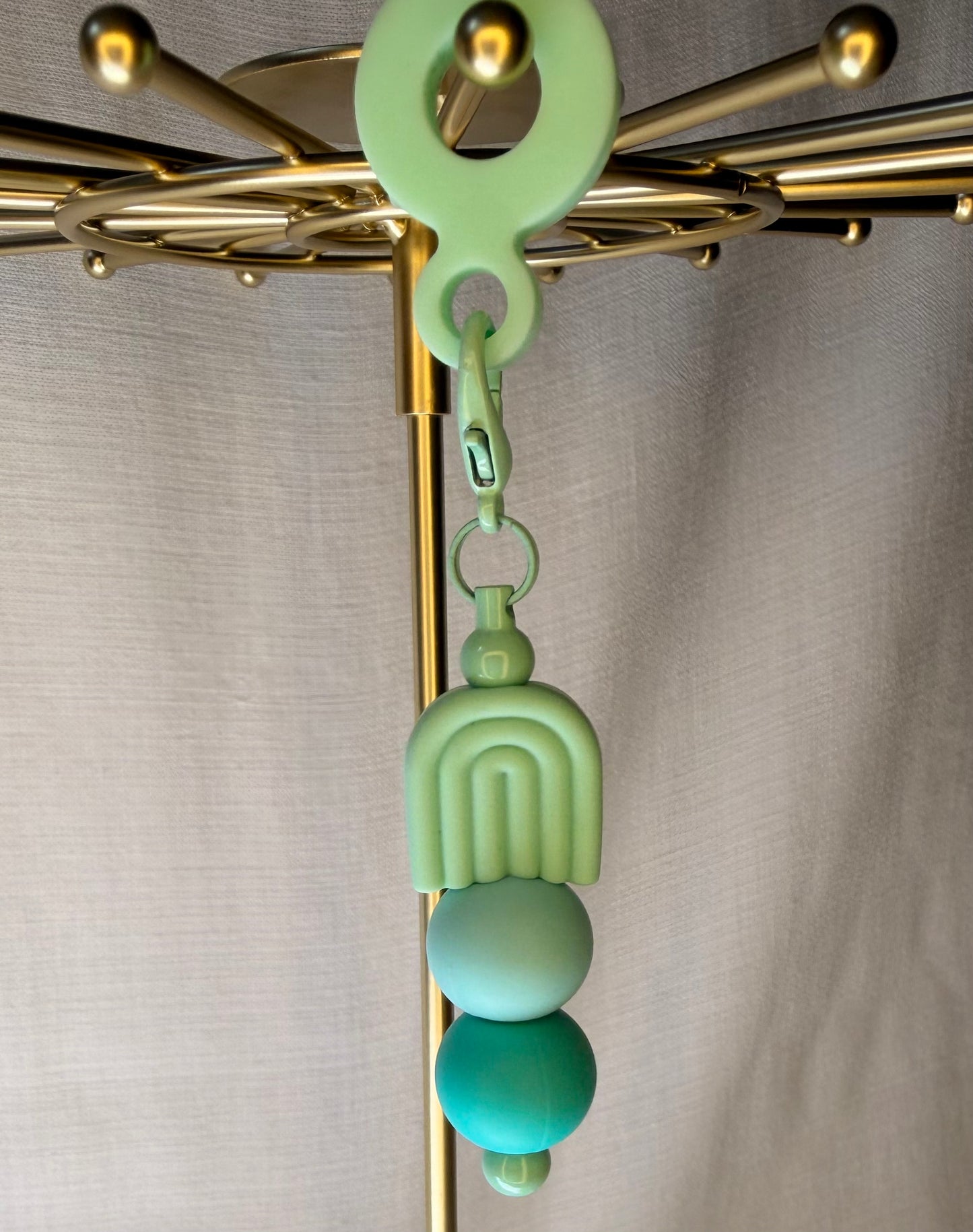 Mint Rainbow Cup Charm