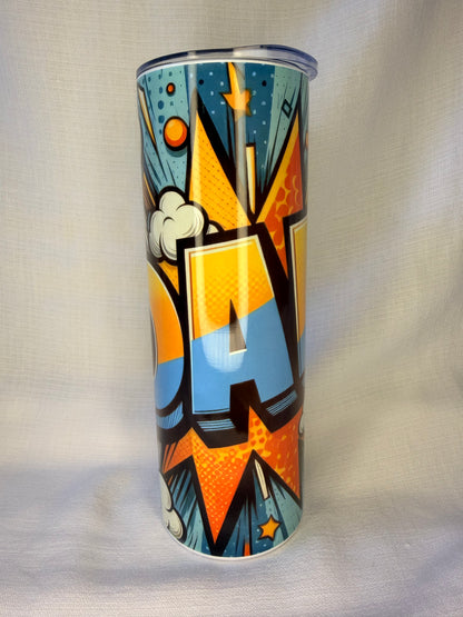 Comic Book DAD 20oz Tumbler
