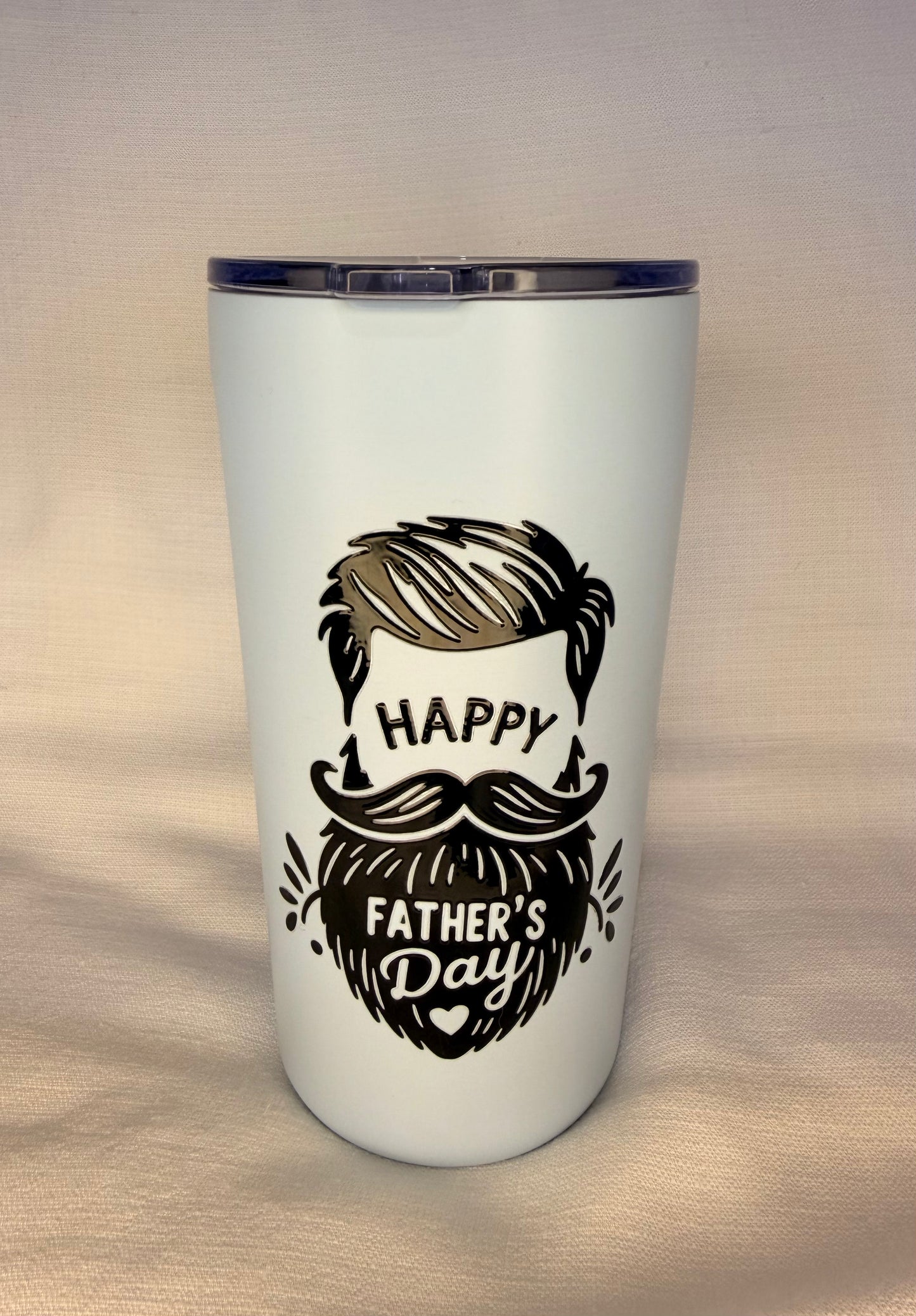 Happy Father's Day Bearded Dad Travel Tumbler