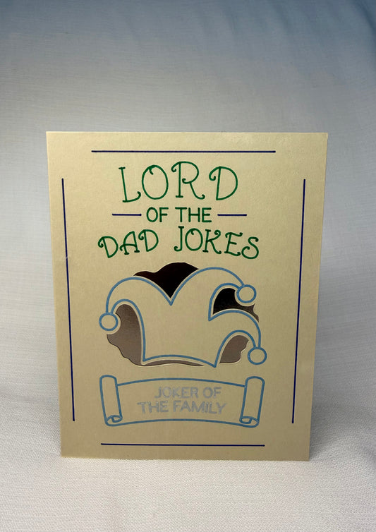 Lord of the Dad Jokes Handmade Father's Day Card