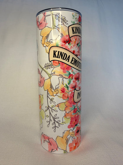 Inhale Peace Exhale Chaos Skeleton 20oz Tumbler