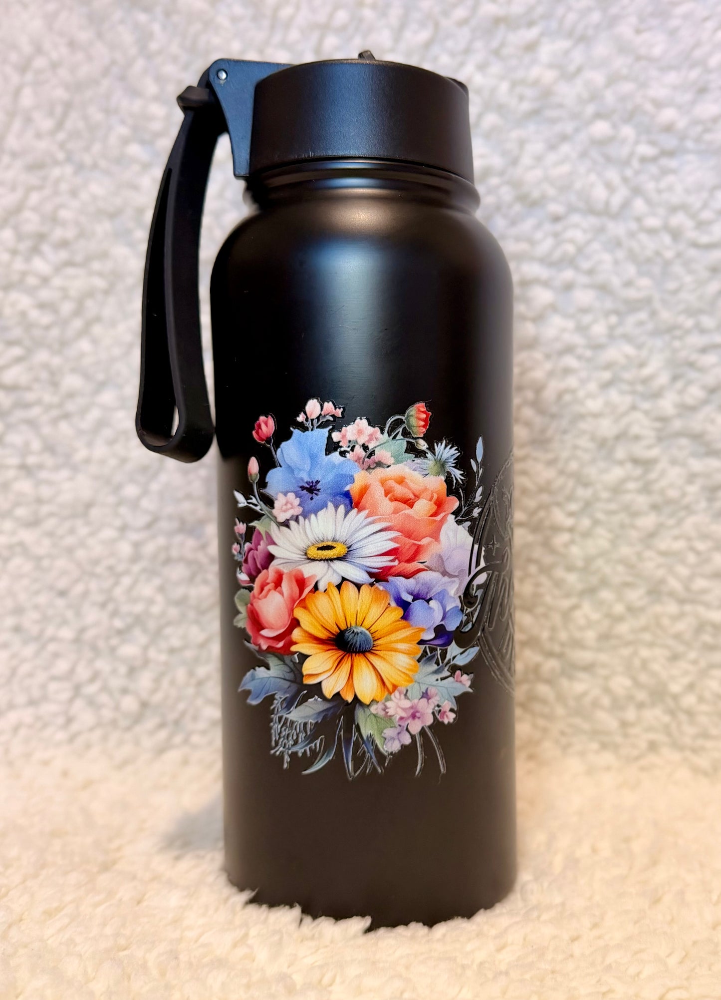 Have The Day You Deserve Floral Drink Bottle