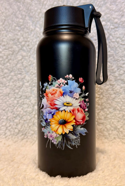 Have The Day You Deserve Floral Drink Bottle