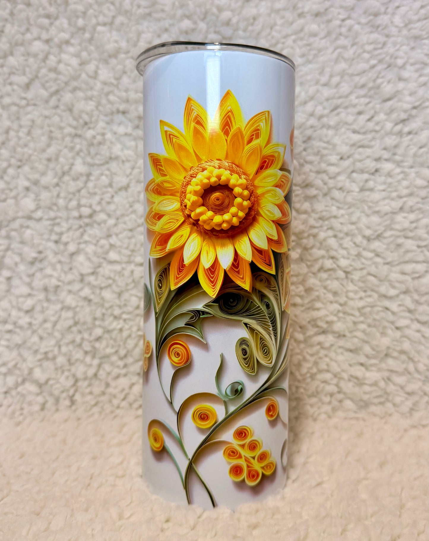 Sunflower Swirl 20oz Tumbler